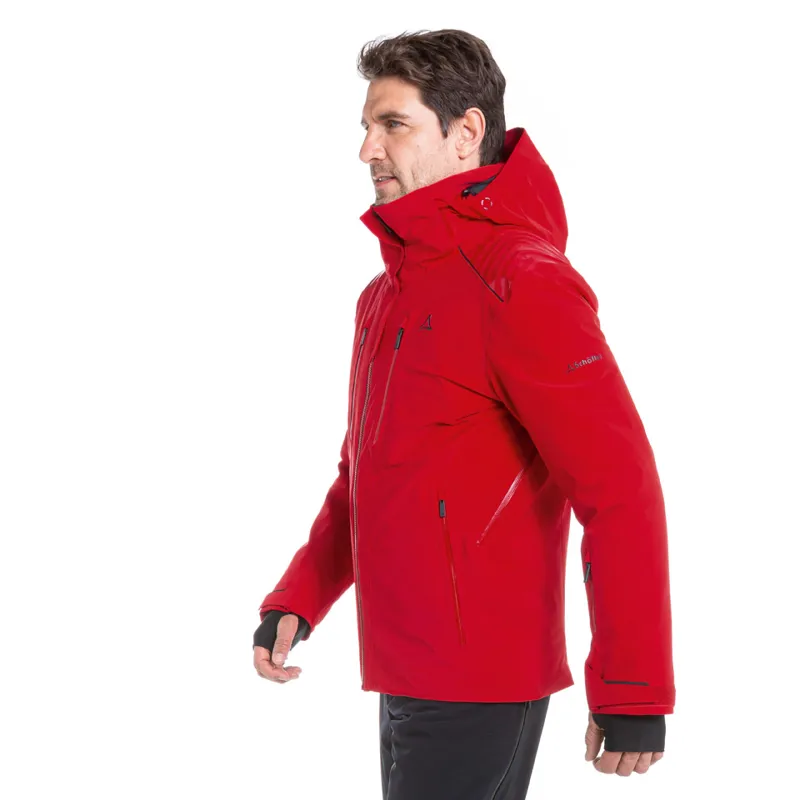 Schoffel Maroispitz Mens Ski Jacket in Red-6